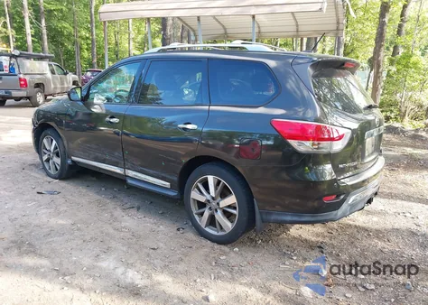 2015 Nissan Pathfinder Platinum z USA, uszkodzony, nr VIN 5N1AR2MM6FC602259